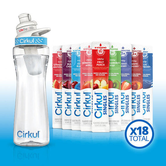 22oz. Plastic Bottle & GoSip® Black Cherry P0